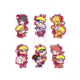 Naruto Rubber Charms 9 cm Assortment Another Two-man Cell! (6)